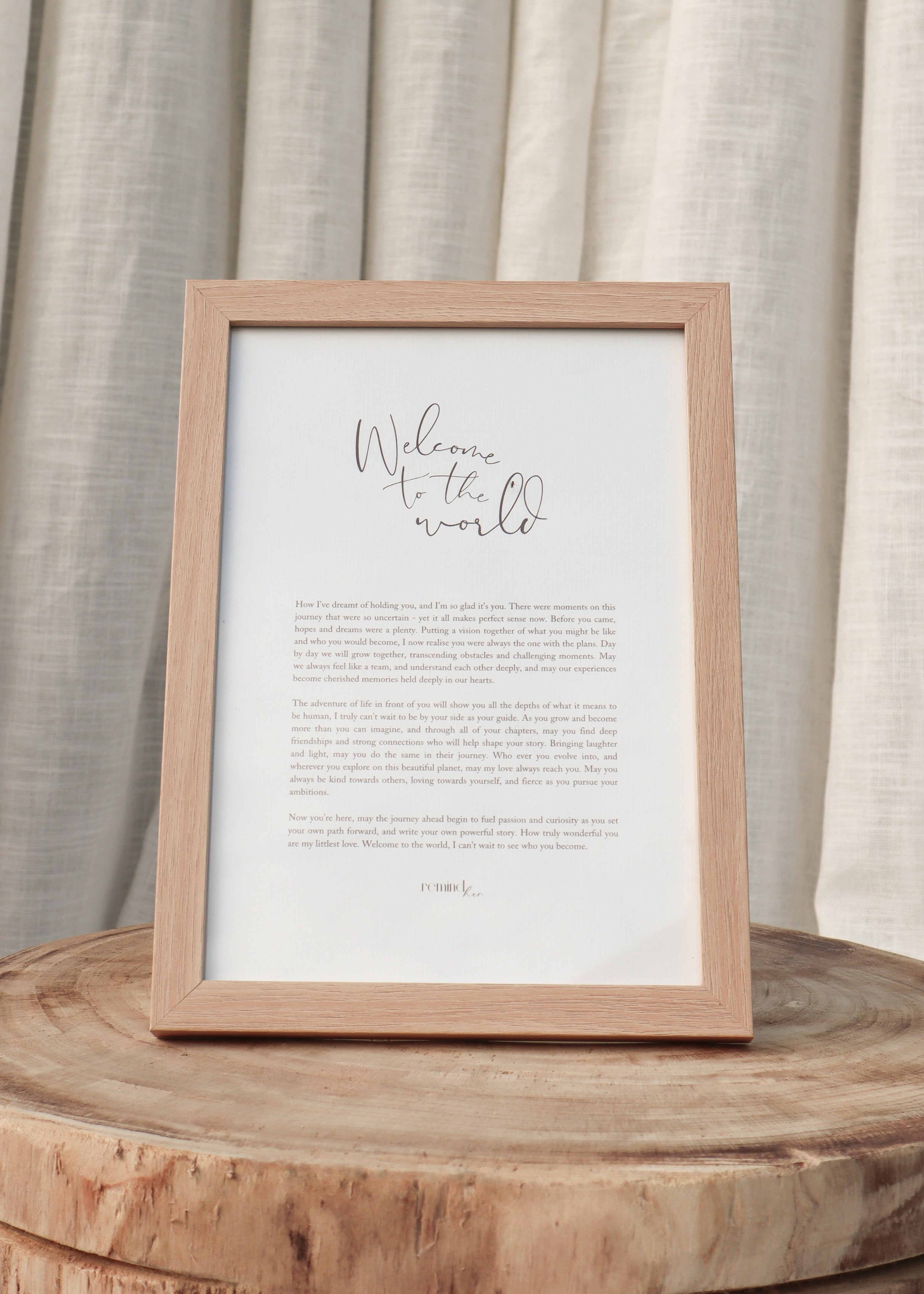 Welcome to the World (New Baby) Print
