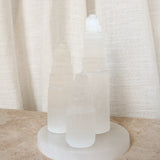 Selenite Round Charging Plate